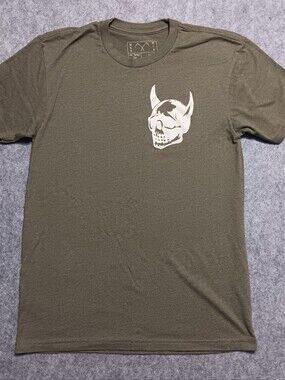 One7six Shirt Mens Small Green No Kings For This Land Logo Supdef FOG Military
